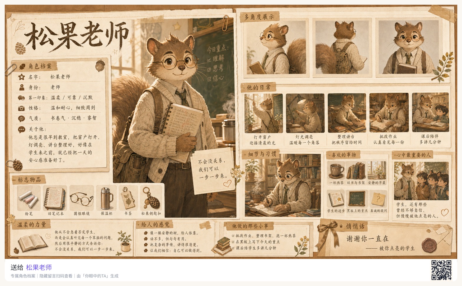 松果老师 角色图